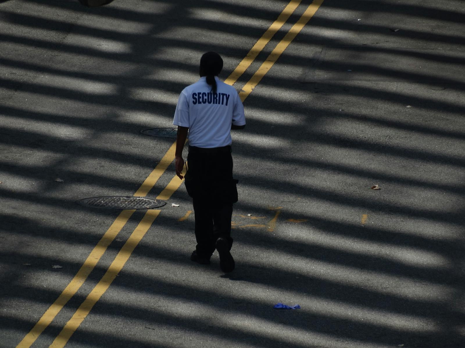 Security guard companies in Texas — uniformed officer on patrol